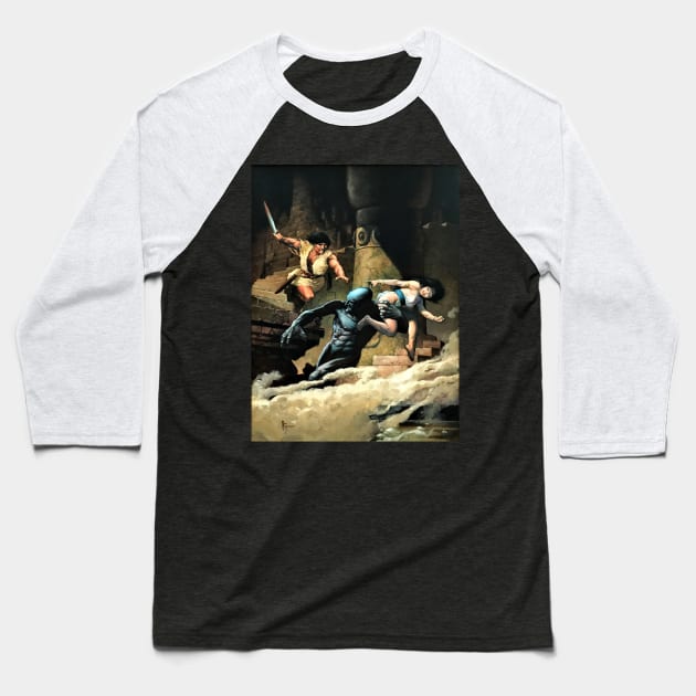 Conan the Barbarian 8 Baseball T-Shirt by stormcrow